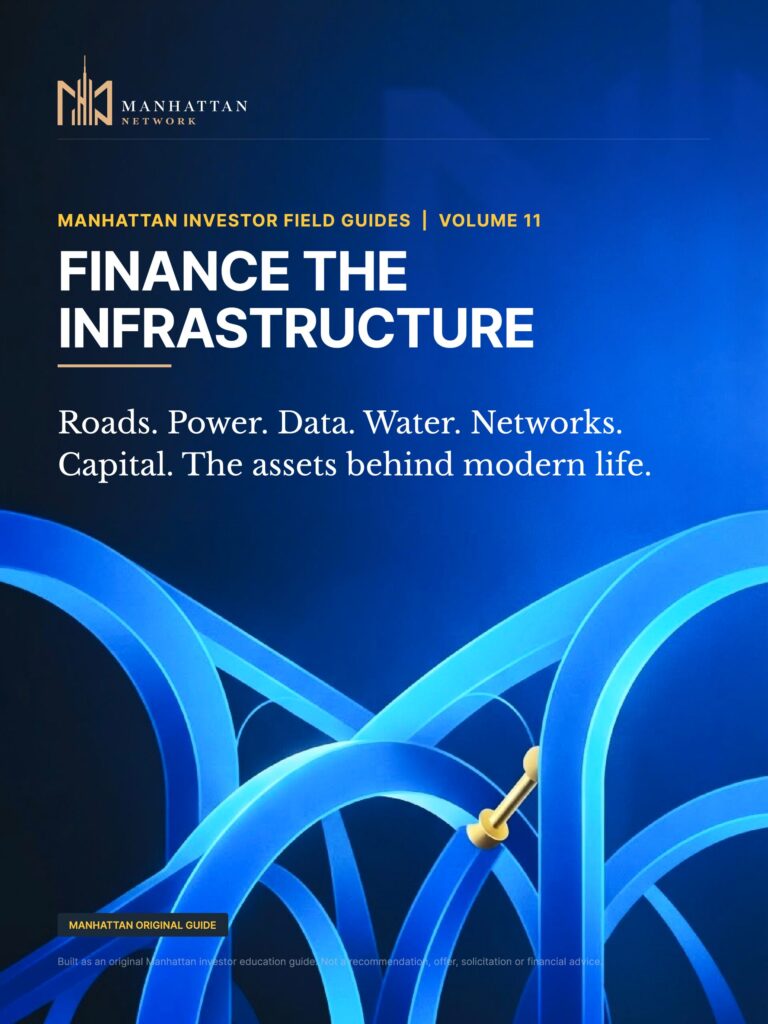 FINANCE THE INFRASTRUCTURE — first page