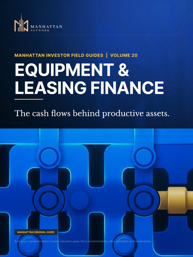 EQUIPMENT & LEASING FINANCE — first page